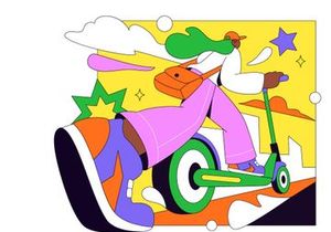 4 Scooter Vector Illustration