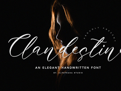 Clandestine - Handwritten Font