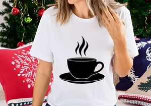 Steaming Coffee Cup Silhouette - Hot Beverage Icon