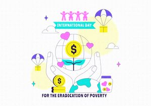 10 Eradication of Poverty Day Illustration