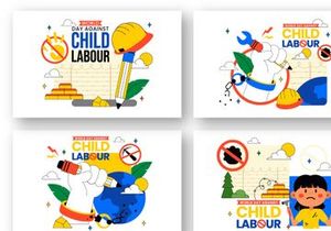 10 World Day Against Child Labour Illustration