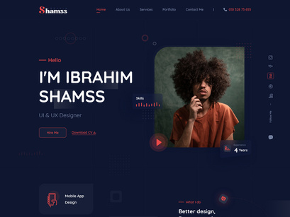 Shamss - Personal Portfolio Website