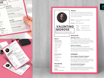 Resume CV Template-25 preview picture