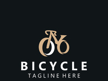 Bicycle icon template design inspiration. Bicycle store Quality symbol vector