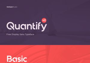 Quantify v2 Free Typeface