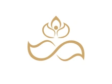 Lotus flower health meditation logo symbol
