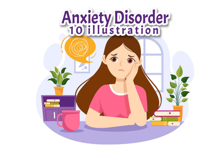 10 Anxiety Disorder Illustration