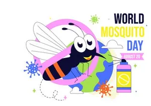 10 World Mosquito Day Illustration