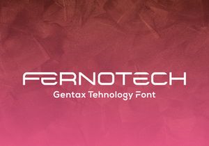 Cover Gentax Modern Font