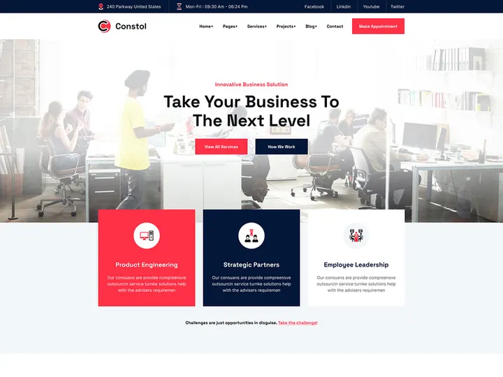 Business and Consultation Figma Template