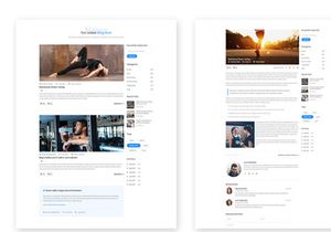 10 Blog, Post Widget Design for Web-UI Kit
