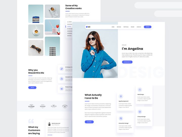 Personal Portfolio, CV & Resume Website