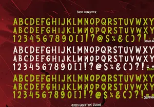 Gorgon Cursed | Horror Typeface