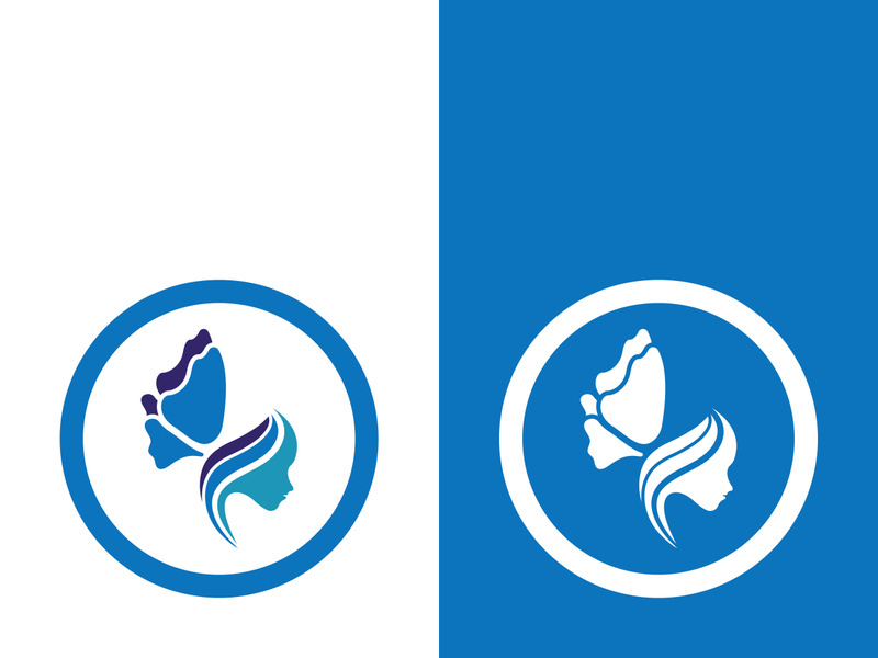 Beauty butterfly vector icon design