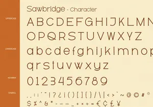 Sawbridge - Serif Font