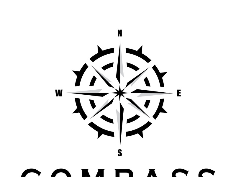 compass icon isolated on background.modern flat compass pictogram,business,marketing,internet concept.trendy simple vector symbol for websitedesign or button to mobile app.logo illustration.