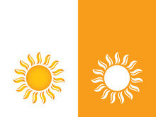 Sun vector illustration icon logo template design