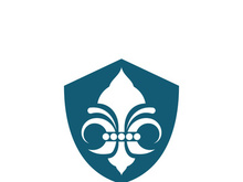 Fleur de lis vector icon design