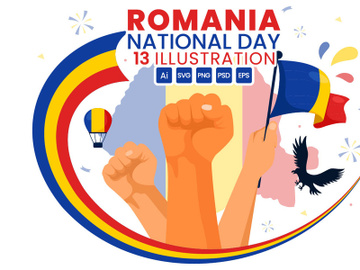 13 Romania National Day Illustration preview picture