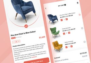 Furniture store App UI kit