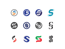 Business corporate S letter logo design vector