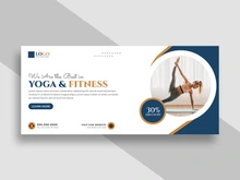 Yoga Fitness Facebook Cover Banner Ver-5
