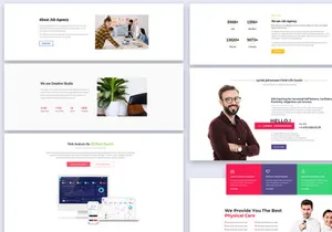 25 Intro Blocks Widgets for Web UI Kit Ver-01