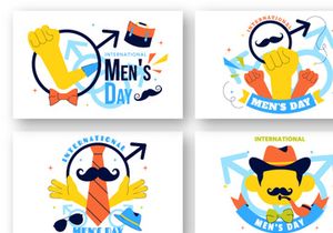 10 International Men's Day Illustration