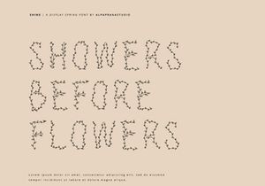 Shine - Decorative Display Font