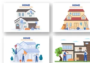 15 Home Renovation or Repair Illustration
