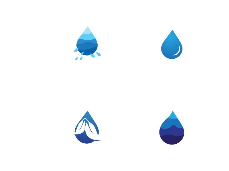 water drop logo