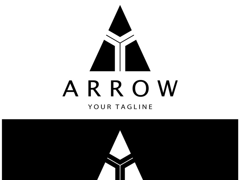 Arrow vector illustration icon Logo Template design