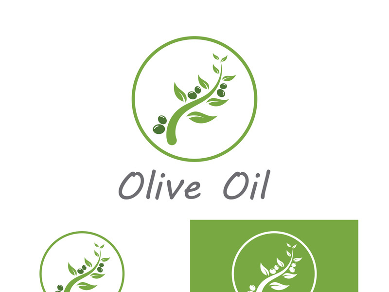 Olive fruit logo design.