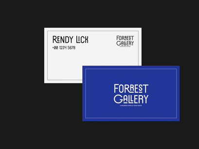 Forrest Gallery Modern Display Font