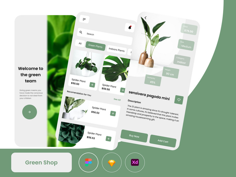 Green Shop Mobile App