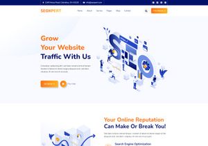 SEO And Digital Marketing Agency Website Template