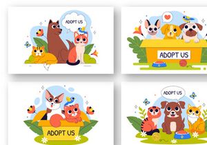 10 Pet Adoption Agency Illustration