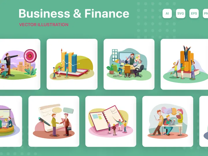 M163_Business Illustrations