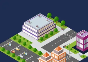 Isometric Bundle Buildings