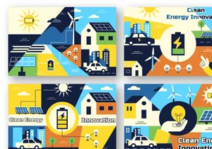 10 Clean Energy Innovation Illustration