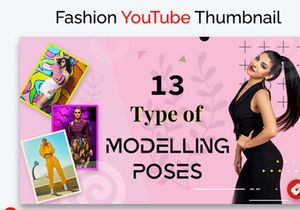 Fashion YouTube Thumbnails