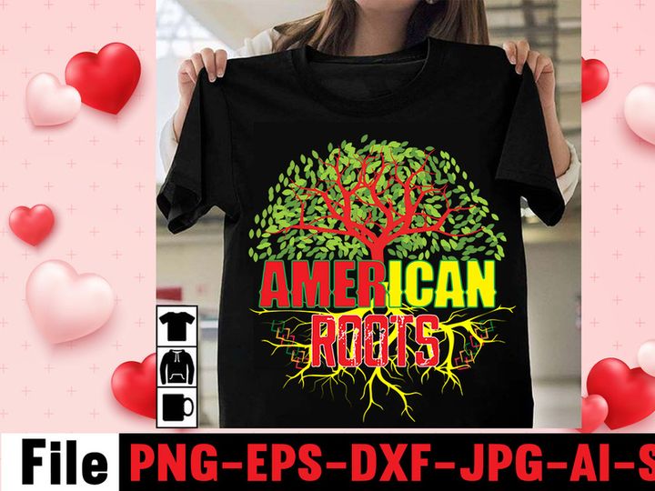 American Roots T-shirt Design