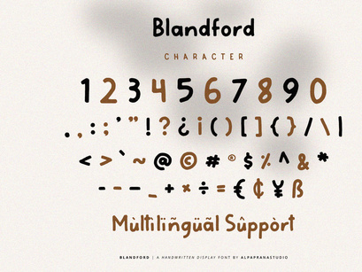 Blandford - Handwritten Font