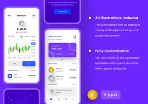 Crypto Wallet App Design