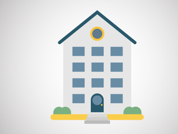 House or home design template vector illustration. Logo for real estate business or company preview picture
