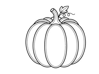 Pumpkin with leaves and stem, autumn harvest symbol. Seasonal vegetable for cooking and decoration.