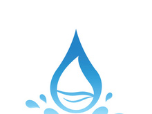 Water drop logo icon illustration template design