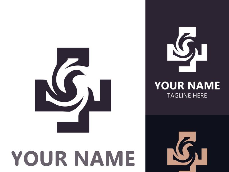Medical  logotype health care simple modern design illustration template