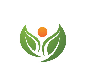 Logos of green Tree leaf ecology nature element vector preview picture