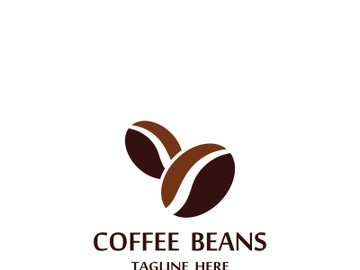 Premium coffee bean logo design. preview picture